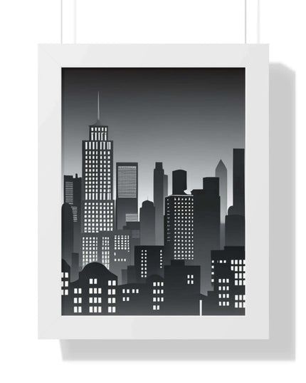 Eco-Chic Luxe Vertical Art Print with Sustainable MDF Frame