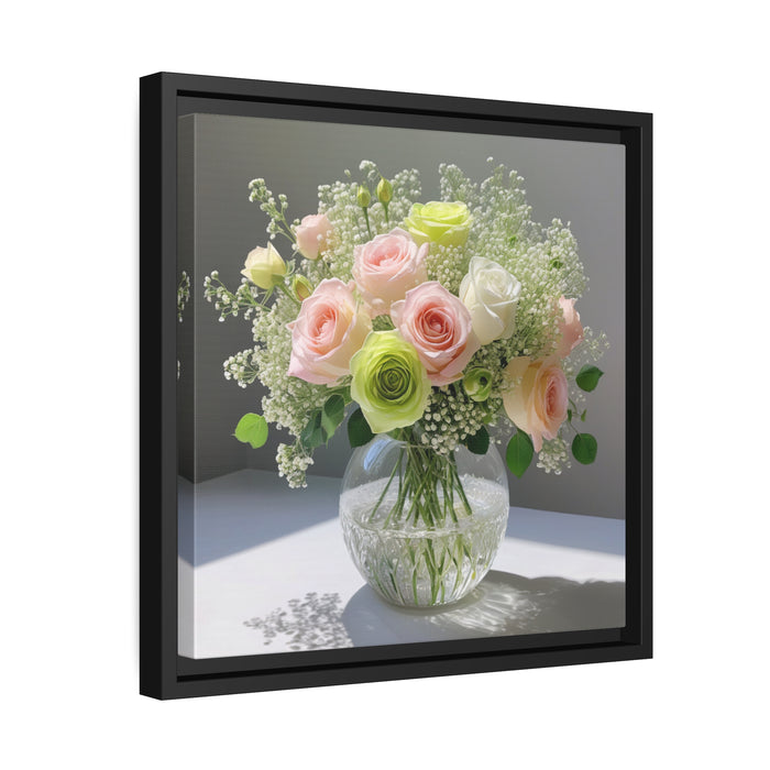 Sustainable Elegance: Matte Canvas Art with Black Pinewood Frame