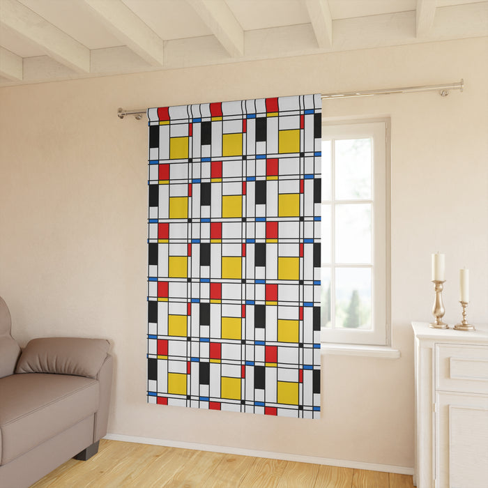Abstract Geometric Blackout Window Curtains - 50 x 84