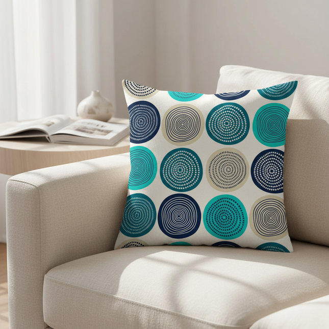Bright color geometric pillow cushion cover