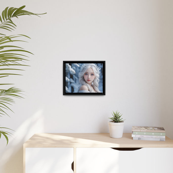 Snow White Matte Canvas Wall Art Collection - Sustainable Style