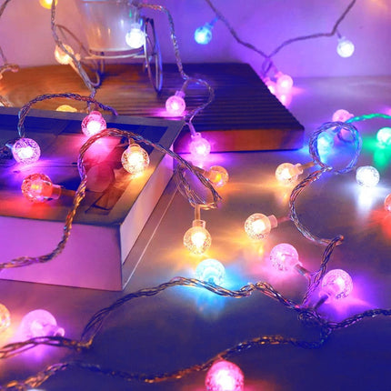 Peekaboo Studio LED Solar Fairy String Lights - Waterproof & Energy-Ef