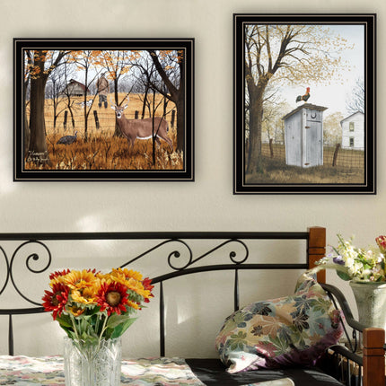 Billy Jacobs 2-Piece Black Framed Wall Art Set - Multicolor Prints