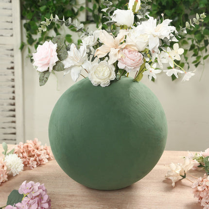 AliKopy 14" Smooth Green Floral Foam Ball for DIY Flower Arrangements
