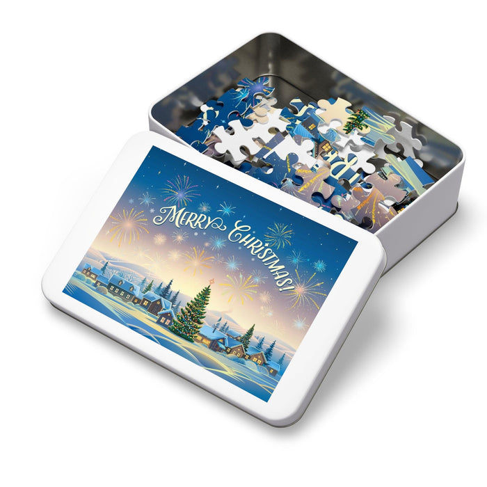 Joyful Festive Customizable Jigsaw Puzzle Set - Interactive Entertainment for All Ages