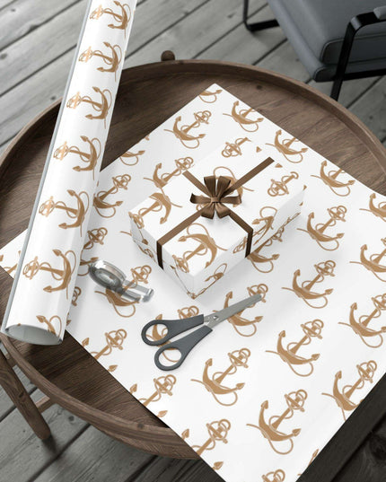 Nautical Elegance: Premium Gift Wrap Collection - Made in the USA