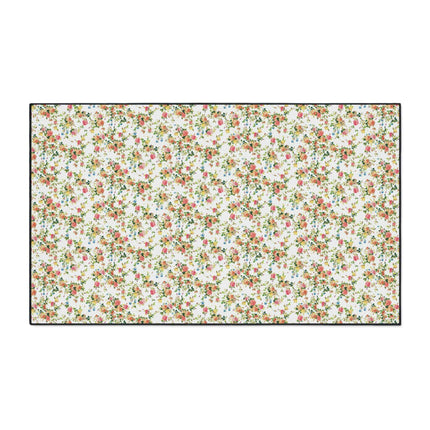 Elegant Vintage Floral Area Rug - Premium Design with Non-Slip Backing