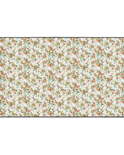 Elegant Vintage Floral Area Rug - Premium Design with Non-Slip Backing