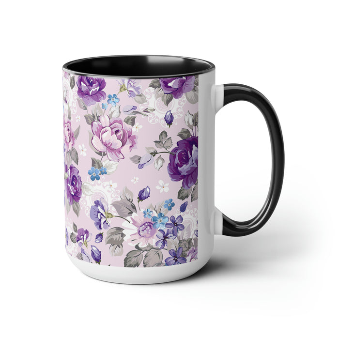 Morning Bliss Maison Coffee Mugs: Luxurious Two-Tone Elegance for Your Wake-Up Routine