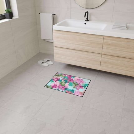 Elegant Floral Non-Slip Area Rug for Modern Home Elegance