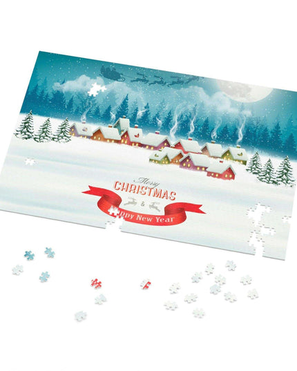 Holiday Joy Puzzle Collection - Perfect Family Activity for Christmas Fun