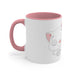 Elegant Two-Tone Cat Lover's Coffee Mug - Stylish 11oz Design
