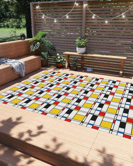 Elegant Chenille Outdoor Rug for Chic Exteriors