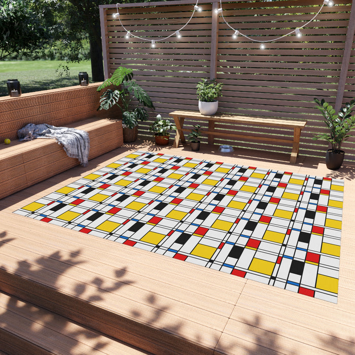 Elegant Outdoor Chenille Rug for Sophisticated Outdoor Living