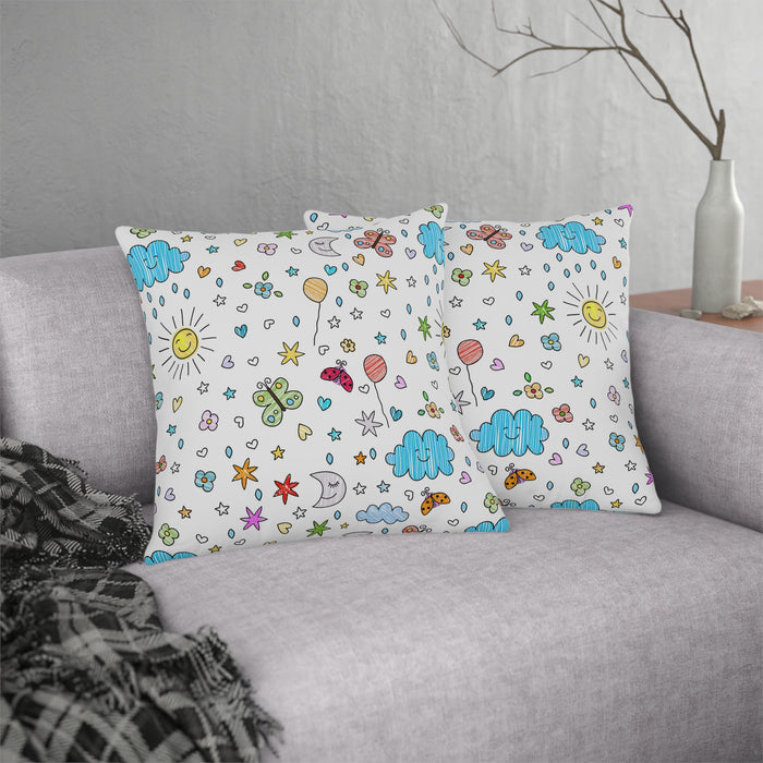 Elegant Outdoor Floral Waterproof Throw Pillows for Stylish Outdoor Enhancement