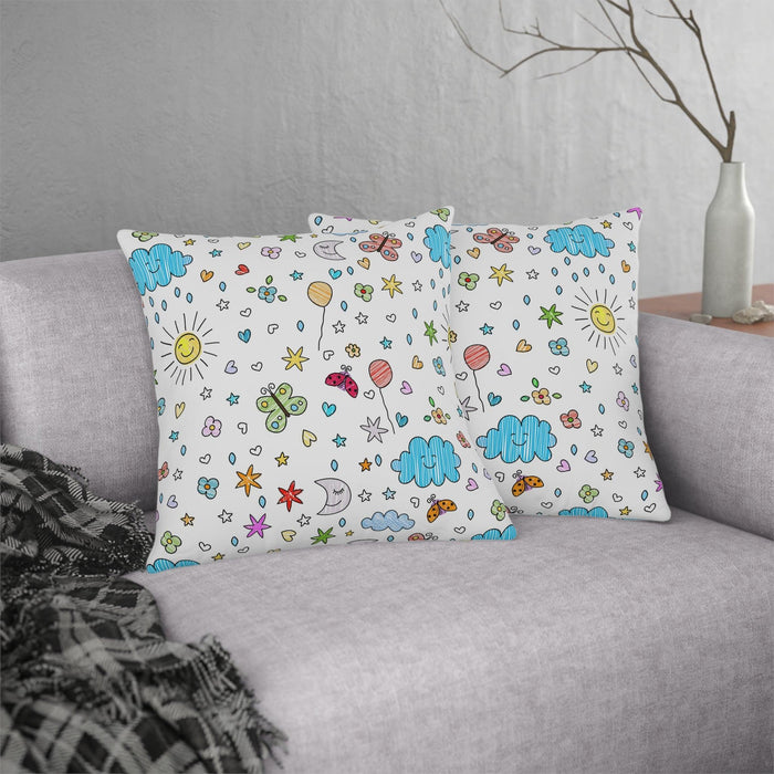 Outdoor Floral Waterproof Throw Pillows for Elegant Outdoor Decor