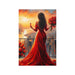 Elegant Red Wine Matte Art Print - Luxe Decor for a Refined Space