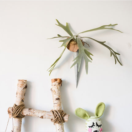 Peekaboo Studio Large Artificial Staghorn Fern - Lifelike & Durable