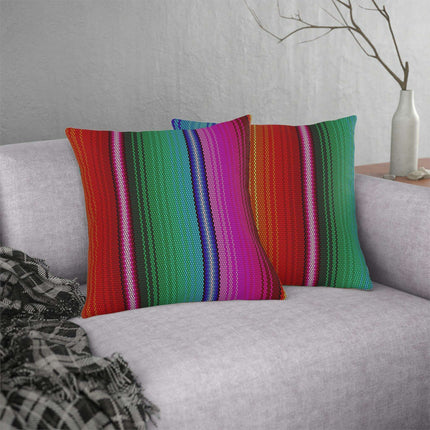 Colorful Water-Resistant Floral Outdoor Cushion Set with Hidden Zipper