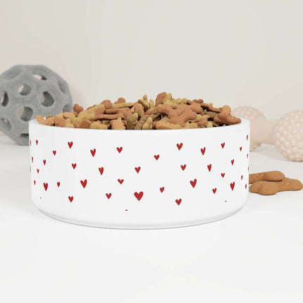 Customized Artisan Ceramic Pet Bowl with Distinctive Artwork