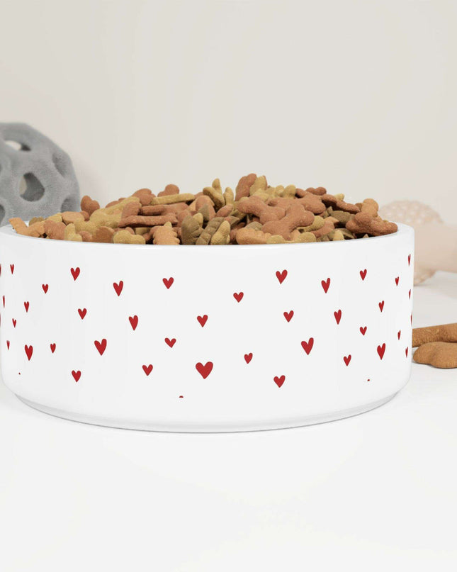 Customized Artisan Ceramic Pet Bowl with Distinctive Artwork