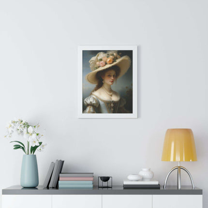 Elegant Femme Fatale: Sustainable Art Print for Stylish Home Interiors