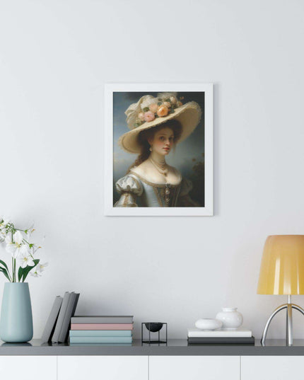 Elegant Femme Fatale: Sustainable Art Print for Stylish Home Interiors