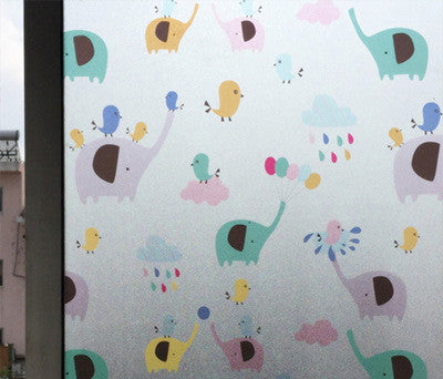Frosted Privacy Window Film – Opaque Static Cling Glass Sticker
