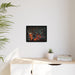 Sleek Monochrome Canvas Art Set with Black Pinewood Frame by Elite Maison
