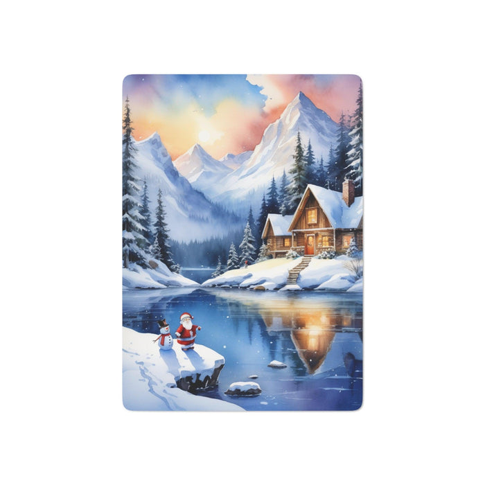Holiday Delight Custom Poker Deck for a Festive Christmas Game Night