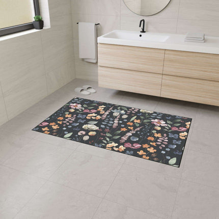 Timeless Elegance Floral Area Rug with Superior Grip - Refined Charm
