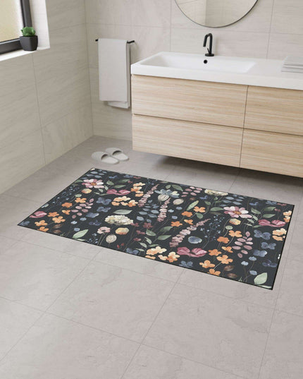 Timeless Elegance Floral Area Rug with Superior Grip - Refined Charm