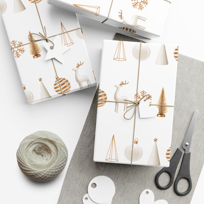 Customizable Sustainable 3D Gift Wrap Collection - Festive Finishes Edition