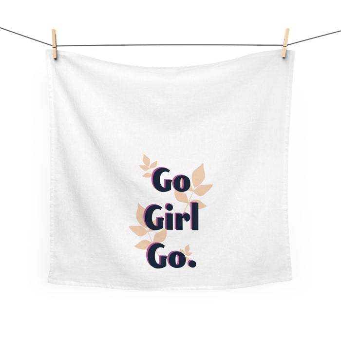 Go Girl Go Cotton Tea Towel for Stylish Homes