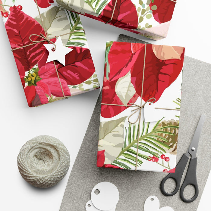 Maison d'Elite Christmas Gift Wrap Paper - Matte & Satin Finishes, USA-Made Printify