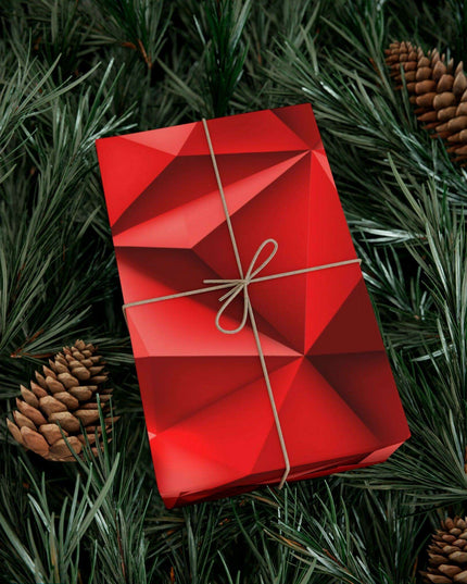 Eco-Friendly Elegance: Luxe Christmas Gift Wrap Set in Matte & Satin