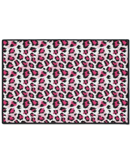 Stylish Pink Leopard Print Area Rug for a Trendy Home Refresh