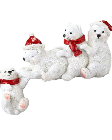 Enchanting Winter Resin Décor Collection for Festive Home Charm