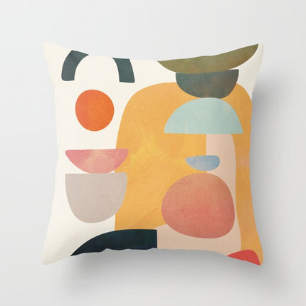 Abstract geometric portrait pillowcase home sofa cushion pillow cushio