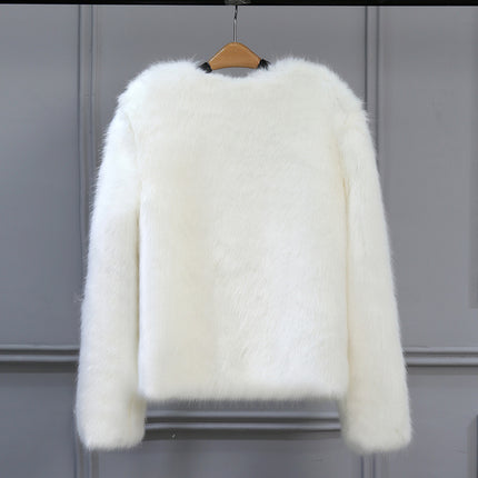 Peekaboo Studio Short Imitation Fox Fur Coat - Stylish & Warm
