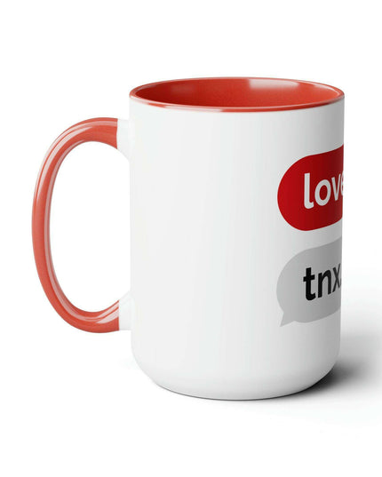 Luxurious Two-Tone Ceramic Coffee Mugs Set - 15oz Capacity, Maison d'Elite Collection