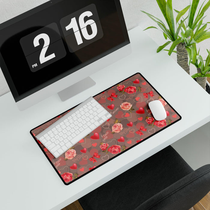 Luxurious Peekaboo Desk Mats for Sophisticated Workspaces