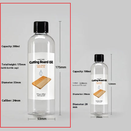 Food Grade Mineral Oil For Solid Wood Cutting Board Maintenance 300ml