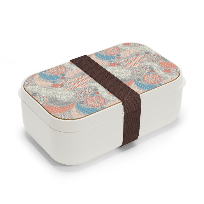 Personalized Japanese Bento Lunch Box with Custom Wooden Lid