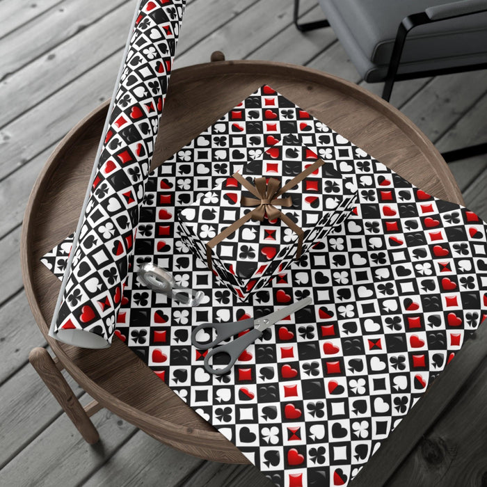 Eco-Friendly Luxury Chess Cells Gift Wrap - Minimalist Sustainable Packaging Made in the USA