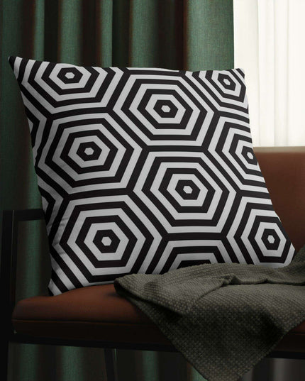 Stylish Waterproof Geometric Floral Throw Pillows for Indoor and Outdoor Decor