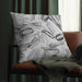 Floral Outdoor Cushions with Hidden Zipper - Durable Water-Resistant Elegance