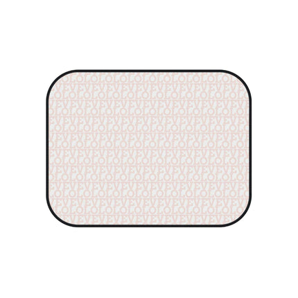 Elegant Monogrammed LOVE Car Floor Mats - Full Luxury Set for Your Vehicle