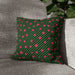 Pink Daisy Christmas Decorative Pillowcase - Elegant Floral Accent Piece