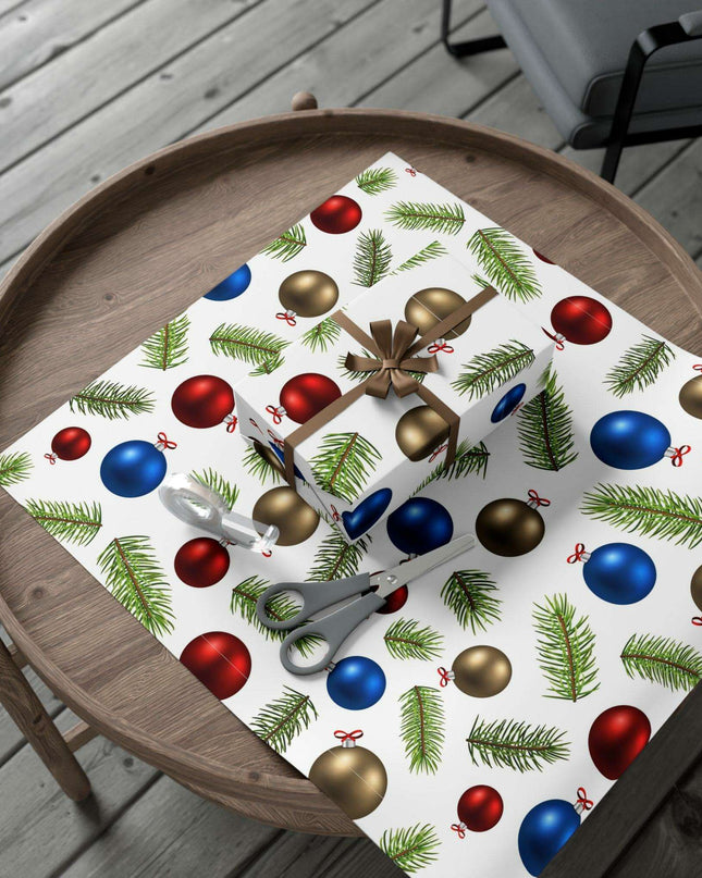 Elegant 3D Holiday Gift Wrapping Paper Set - Premium Quality, USA Crafted